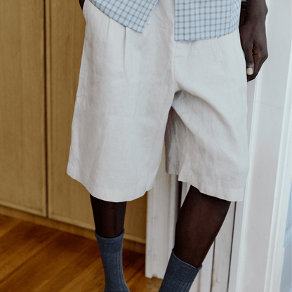 Triple Pleat Short - Minted New York