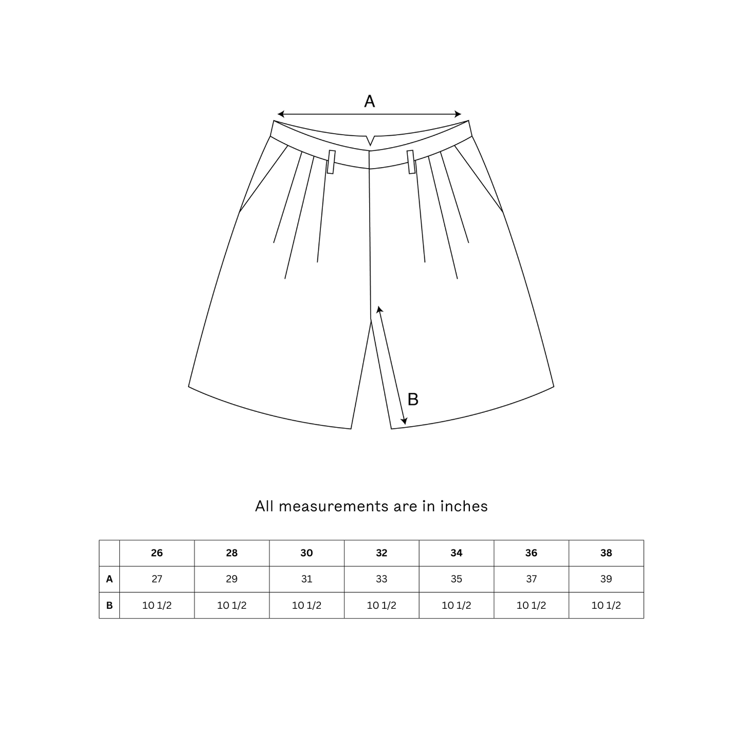 Triple Pleat Short - Minted New York