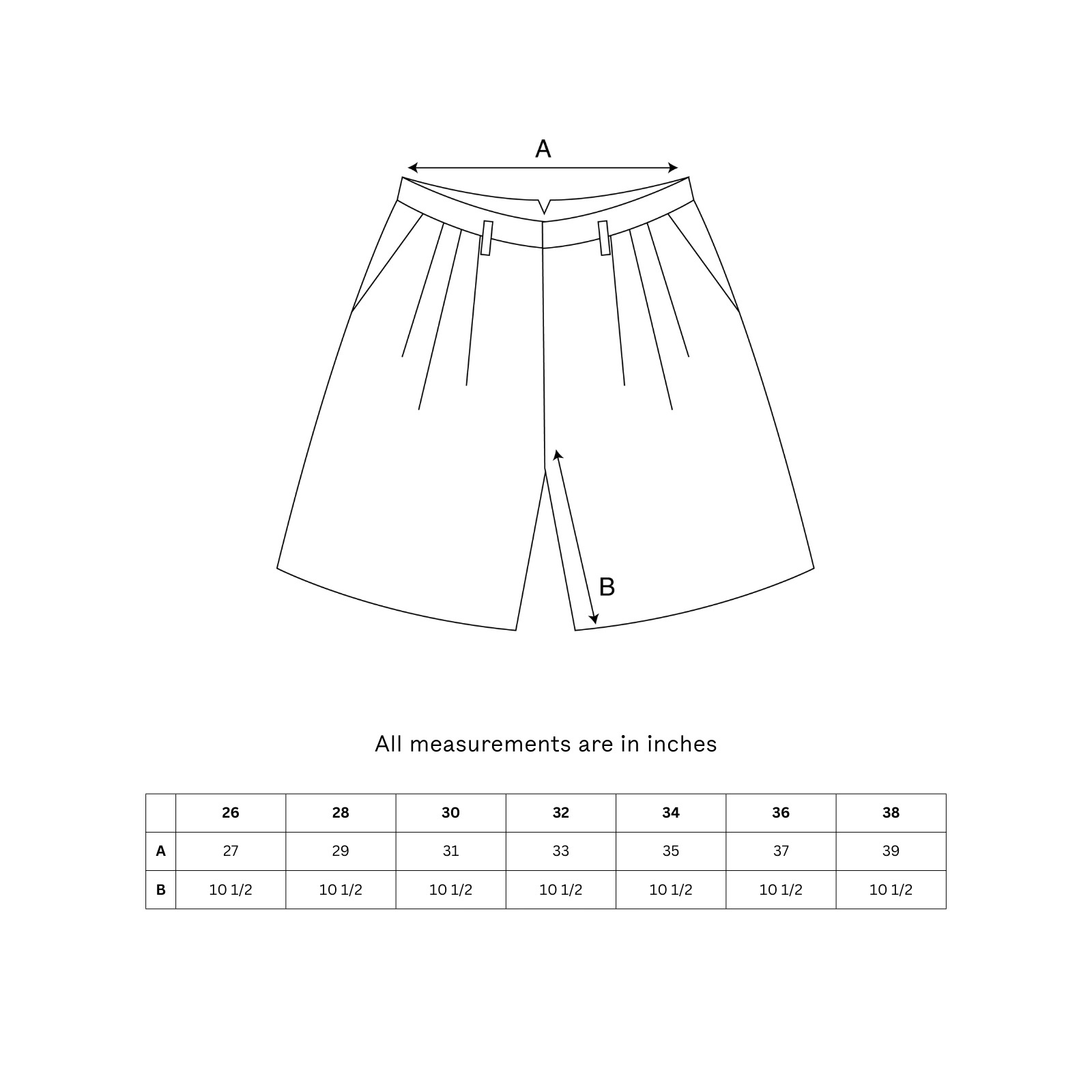 Triple Pleat Short - Minted New York