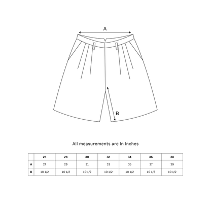 Triple Pleat Short - Minted New York