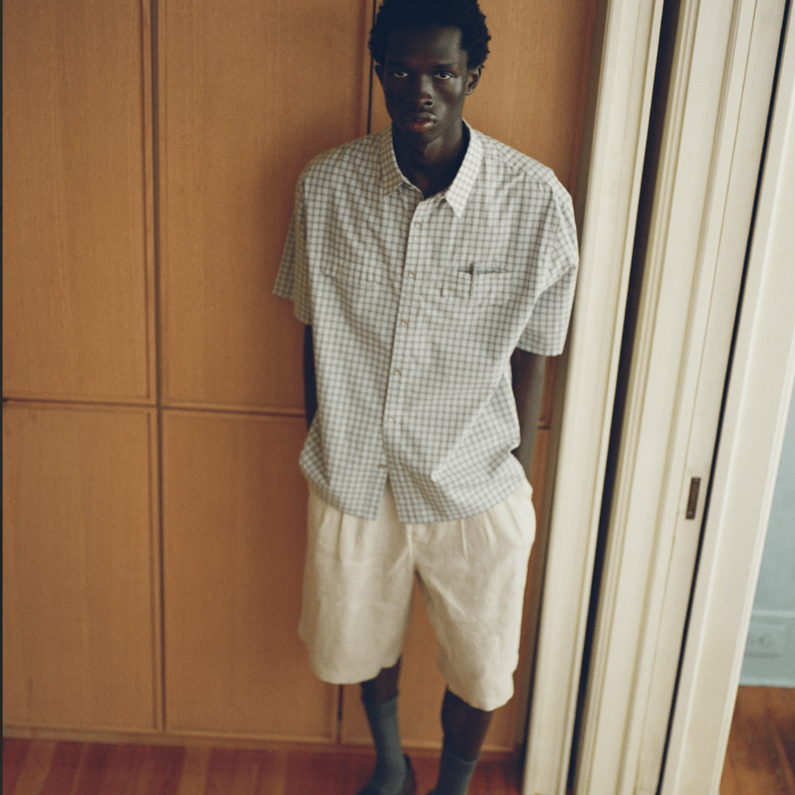 Triple Pleat Short - Minted New York