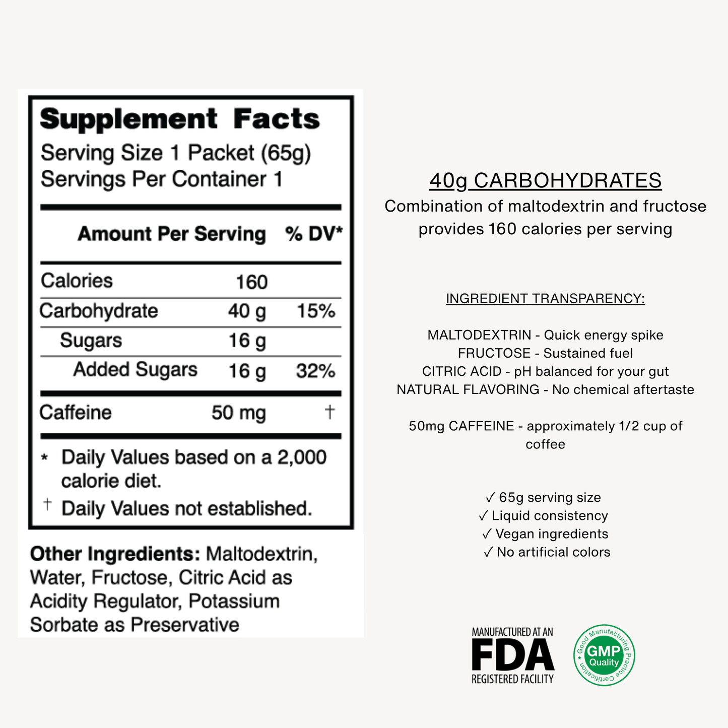Unflavored Caffeinated Gel - Minted New York