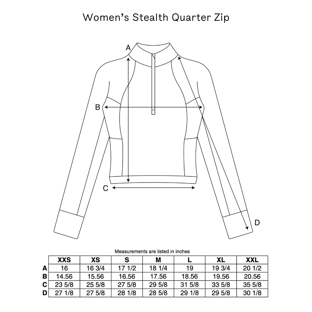 Women's Stealth Quarter Zip - Minted New York