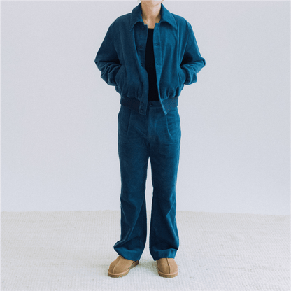 Blue Corduroy Pants - Minted New York