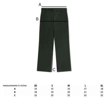 Blue Corduroy Pants - Minted New York