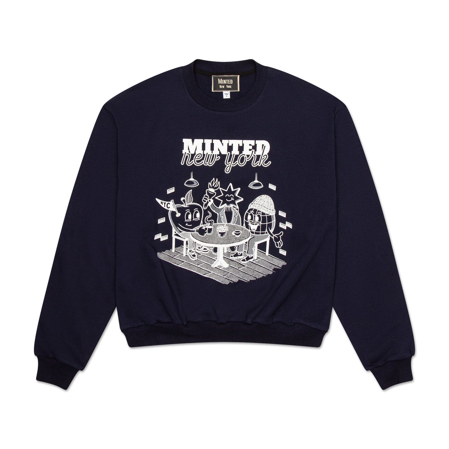 Cafe Crewneck - Minted New York