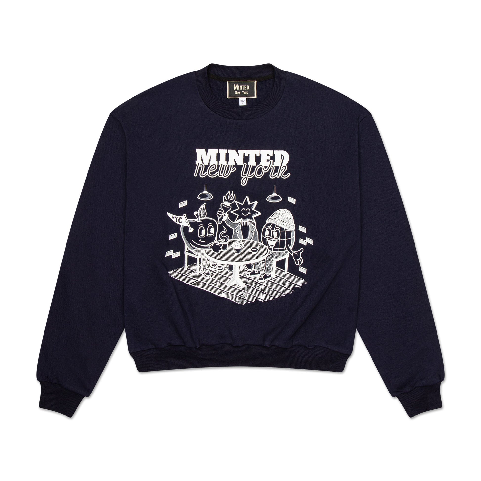Cafe Crewneck - Minted New York