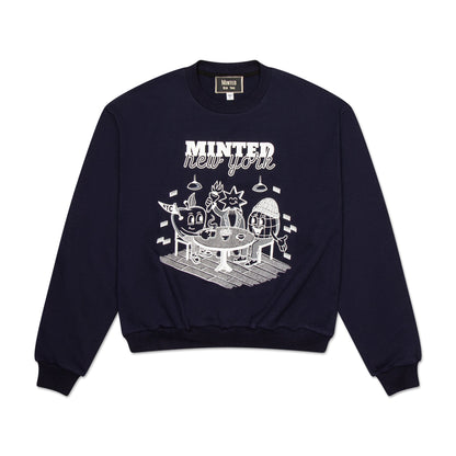 Cafe Crewneck - Minted New York