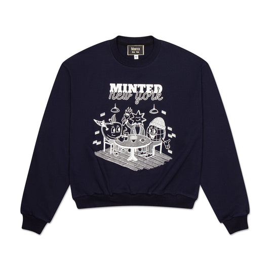 Cafe Crewneck - Minted New York