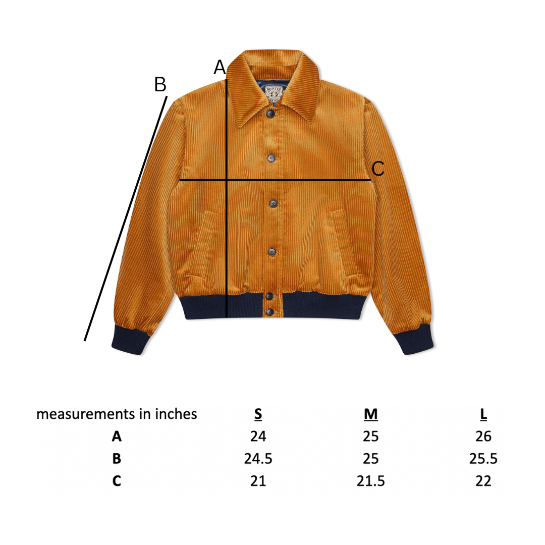 Gold Corduroy Jacket - Minted New York