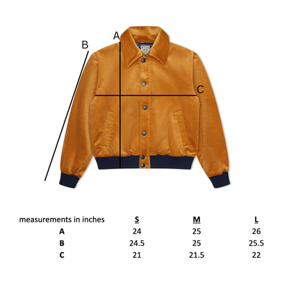 Gold Corduroy Jacket - Minted New York