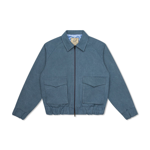 Heavyweight Canvas Jacket - Blue - Blue / Small