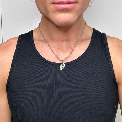 Leaf Pendant + Chain - Minted New York