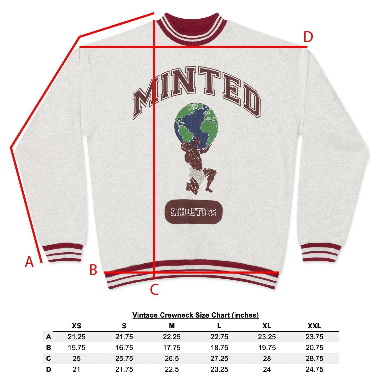 Minted Athletics Crewneck - Minted New York