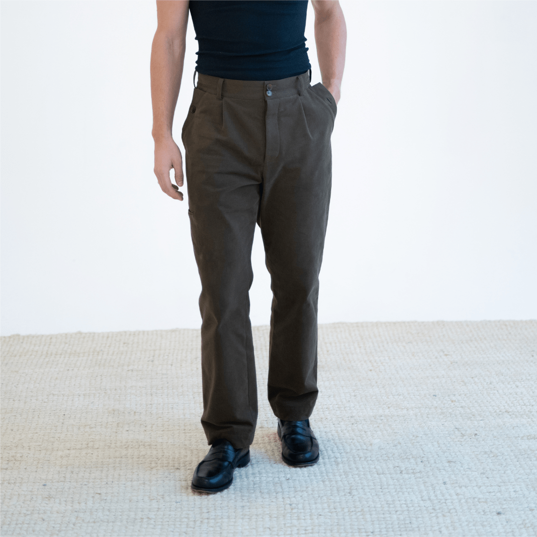 Olive Work Pant - Minted New York