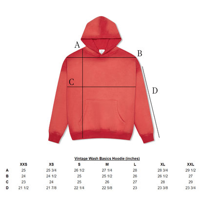 Vintage Wash Basics Hoodie - Minted New York