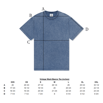 Vintage Wash Basics Tee - Minted New York
