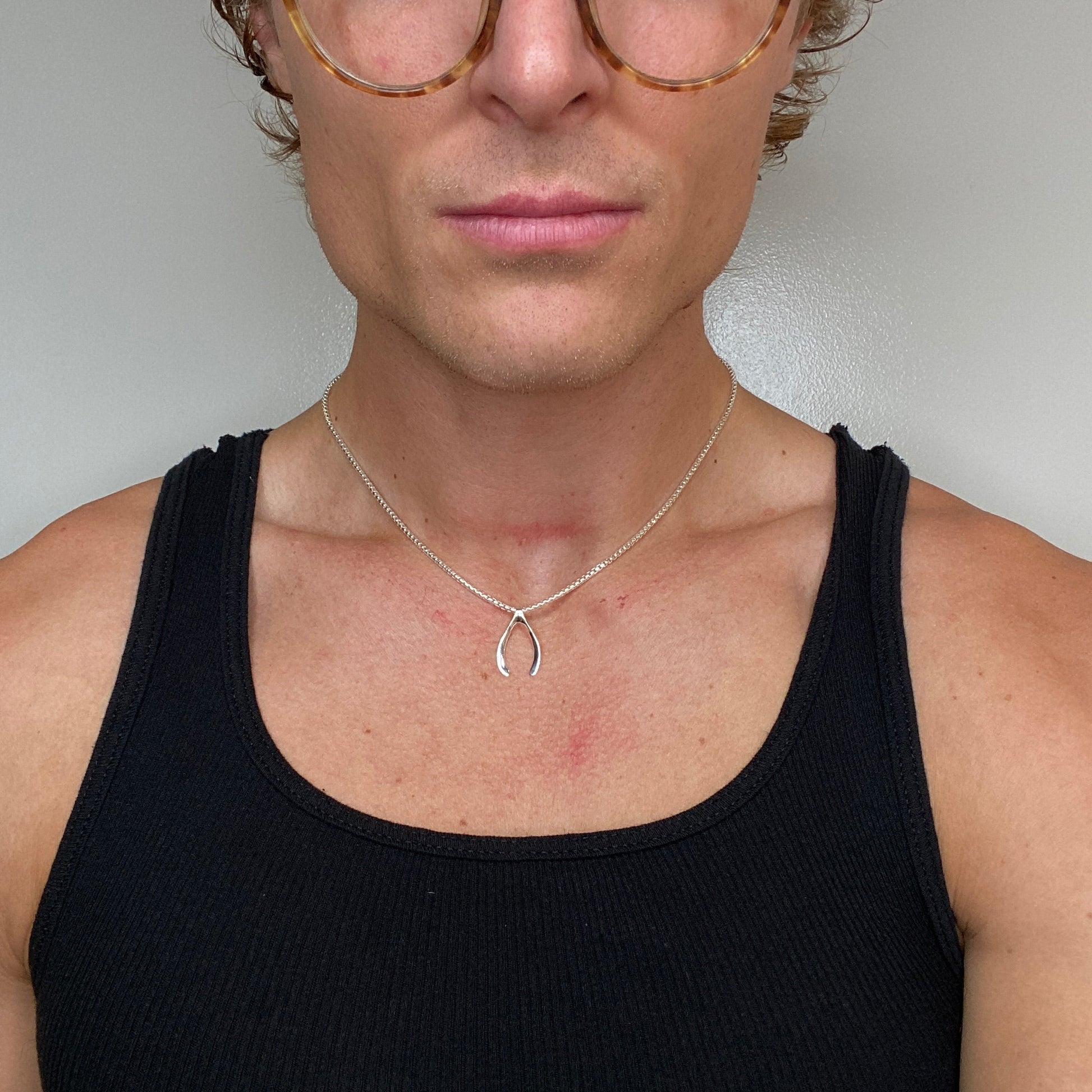 Wishbone Pendant - Minted New York